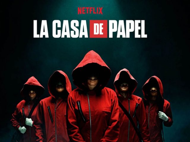 Cartel oficial de La casa de papel